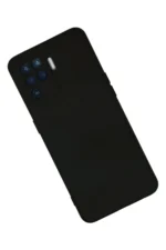 Uray store Oppo Reno 5 Lite Kılıf Nano içi Kadife Silikon - Siyah - Görsel 3