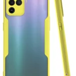 Uray store Oppo Reno 5 Lite Kılıf Platin Silikon - Sarı