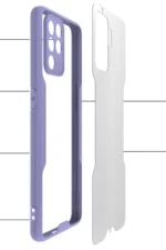 Uray store Oppo Reno 5 Lite Kılıf Platin Silikon - Sarı - Görsel 3