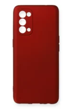 Uray store Oppo Reno 5 Pro Kılıf First Silikon - Bordo