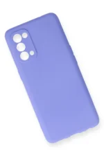 Uray store Oppo Reno 5 Pro Kılıf First Silikon - Lila - Görsel 3
