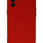 Uray store Oppo Reno 6 Kılıf Nano içi Kadife Silikon - Kırmızı