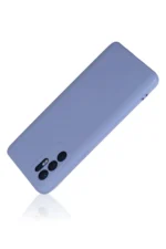 Uray store Oppo Reno 6 Kılıf Nano içi Kadife Silikon - Lila - Görsel 3