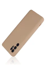 Uray store Oppo Reno 6 Kılıf Nano içi Kadife Silikon - Pudra - Görsel 3