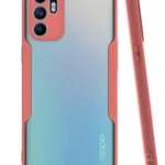 Uray store Oppo Reno 6 Kılıf Platin Silikon - Pembe