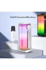Uray store Pluse 5 Mikrofonlu RGB Kablosuz Hoparlör - Siyah - Görsel 2