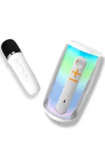 Uray store Pluse 6 Mikrofonlu RGB Kablosuz Hoparlör - Beyaz - Görsel 2
