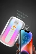 Uray store Pluse 8 RGB Kablosuz Hoparlör - Beyaz - Görsel 3