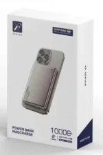 Uray store PW560 10.000 mAh Dijital Göstergeli 20W Type-C ve 15W Kablosuz Şarj PD Hızlı Şarj Magsafe Powerbank - Titanyum - Görsel 2