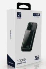 Uray store PW598 10.000 mAh Dijital Göstergeli 20W Type-C ve 15W Kablosuz Şarj PD Hızlı Şarj Magsafe Powerbank - Siyah - Görsel 2