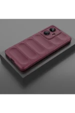 Uray store Realme 10 Pro 5G Kılıf Optimum Silikon - Bordo - Görsel 2