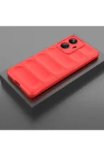 Uray store Realme 10 Pro 5G Kılıf Optimum Silikon - Kırmızı - Görsel 2