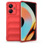 Uray store Realme 10 Pro 5G Kılıf Optimum Silikon - Kırmızı