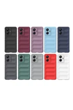 Uray store Realme 10 Pro 5G Kılıf Optimum Silikon - Koyu Yeşil - Görsel 4