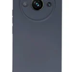 Uray store Realme 11 Pro Kılıf Nano içi Kadife Silikon - Gri