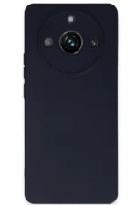 Uray store Realme 11 Pro Kılıf Nano içi Kadife Silikon - Lacivert