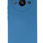 Uray store Realme 11 Pro Kılıf Nano içi Kadife Silikon - Mavi