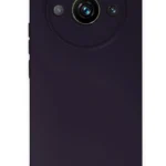 Uray store Realme 11 Pro Kılıf Nano içi Kadife Silikon - Mor