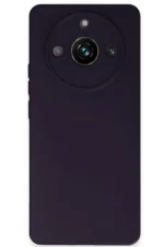Uray store Realme 11 Pro Kılıf Nano içi Kadife Silikon - Mor