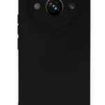 Uray store Realme 11 Pro Kılıf Nano içi Kadife Silikon - Siyah