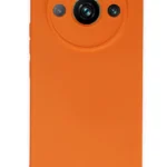 Uray store Realme 11 Pro Kılıf Nano içi Kadife Silikon - Turuncu
