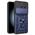Uray store Realme 11 Pro Kılıf Pars Lens Yüzüklü Silikon - Lacivert