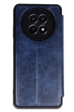 Uray store Realme 12 5G Kılıf Flip Cover - Lacivert - Görsel 2