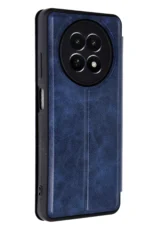 Uray store Realme 12 5G Kılıf Flip Cover - Lacivert
