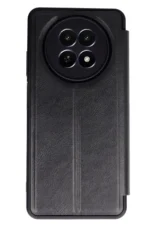 Uray store Realme 12 5G Kılıf Flip Cover - Siyah - Görsel 2