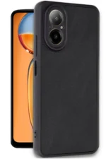 Uray store Realme 12 Lite Kılıf Aras Deri Kapak - Siyah - Görsel 2