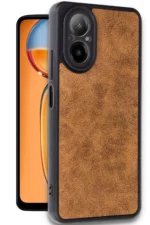 Uray store Realme 12 Lite Kılıf Aras Deri Kapak - Taba - Görsel 2