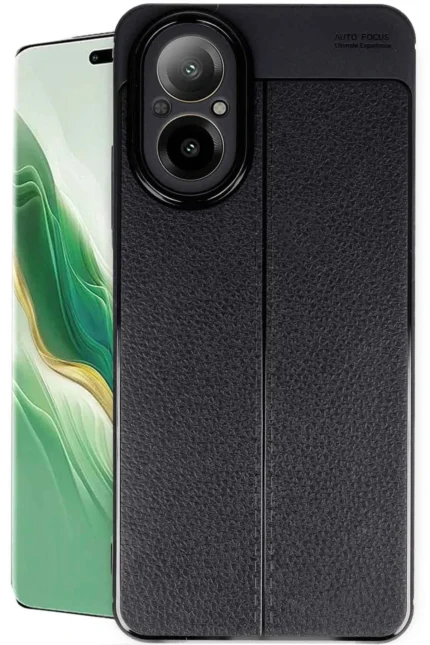 Uray store Realme 12 Lite Kılıf Auto Focus Kapak - Siyah