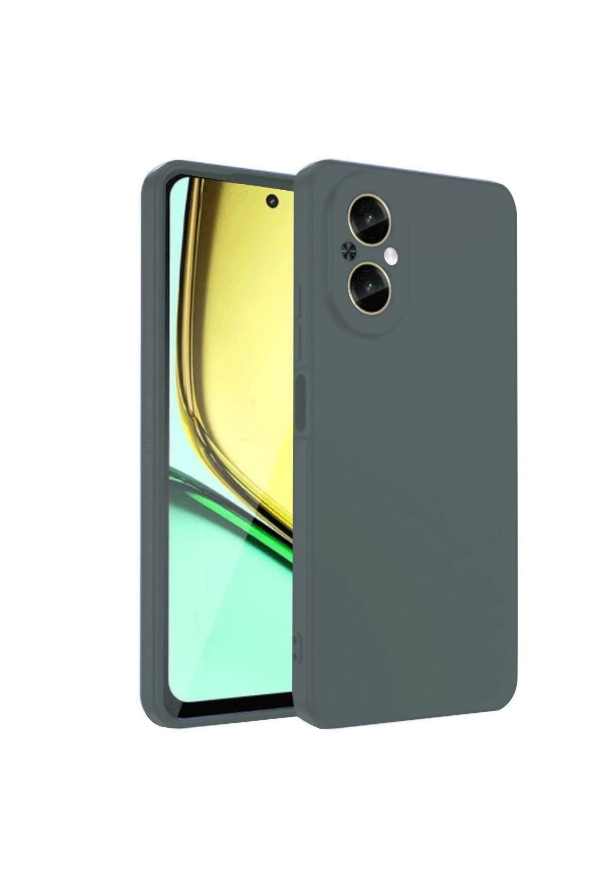 newface-realme-12-lite-kilif-first-silikon-koyu-yesil-default Uray store Realme 12 Lite Kılıf First Silikon - Koyu Yeşil - Görsel 1