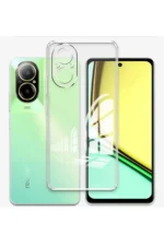 Uray store Realme 12 Lite Kılıf Lüx Şeffaf Silikon - Görsel 3
