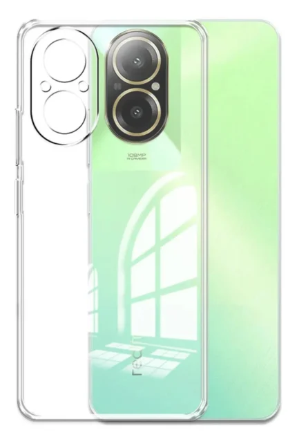 Uray store Realme 12 Lite Kılıf Lüx Şeffaf Silikon
