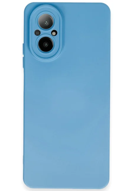 Uray store Realme 12 Lite Kılıf Nano içi Kadife Silikon - Mavi