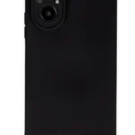 Uray store Realme 12 Lite Kılıf Nano içi Kadife Silikon - Siyah