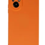 Uray store Realme 12 Lite Kılıf Nano içi Kadife Silikon - Turuncu