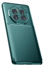 Uray store Realme 12 Pro Plus Kılıf Auto Focus Karbon Kapak - Koyu Yeşil