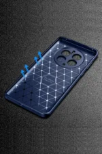 Uray store Realme 12 Pro Plus Kılıf Auto Focus Karbon Kapak - Lacivert - Görsel 2