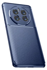 Uray store Realme 12 Pro Plus Kılıf Auto Focus Karbon Kapak - Lacivert