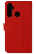 Uray store Realme 6i Kılıf Trend S Plus Kapaklı Kılıf - Kırmızı