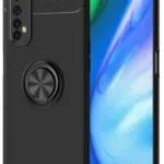 Uray store Realme 7 Kılıf Range Yüzüklü Silikon - Siyah