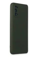 Uray store Realme 7 Pro Kılıf Nano içi Kadife Silikon - Koyu Yeşil - Görsel 2
