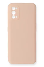 Uray store Realme 7 Pro Kılıf Nano içi Kadife Silikon - Pudra
