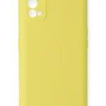 Uray store Realme 7 Pro Kılıf Nano içi Kadife Silikon - Sarı