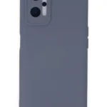 Uray store Realme 9i 4G Kılıf Nano içi Kadife Silikon - Gri