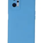 Uray store Realme 9i 4G Kılıf Nano içi Kadife Silikon - Mavi
