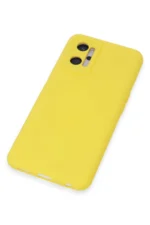 Uray store Realme 9i 4G Kılıf Nano içi Kadife Silikon - Sarı - Görsel 4