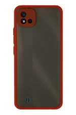 Uray store Realme C11 2021 Kılıf Montreal Silikon Kapak - Kırmızı